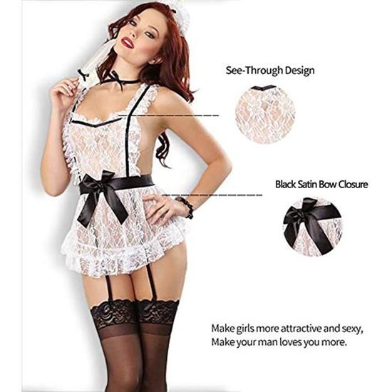 Lingerie Femme Erotique Erothique Costume Sexy Soubrette Taille M