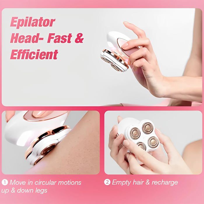 Rasoir Lectrique Pour Femme Rasoir De Bikini Sans Douleur Pilateur
