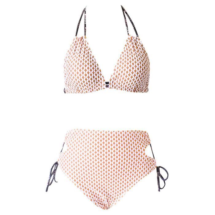 Bikini Maillot De Bain Carreaux Carreaux Sans Fil Sexy Carreaux La Mode Pour Femmes Deux