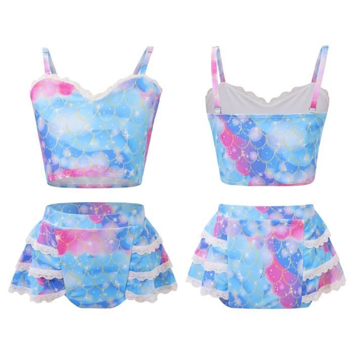 Iiniim Enfant Fille Pi Ces Maillot De Bain Sir Ne Ensemble Bikini