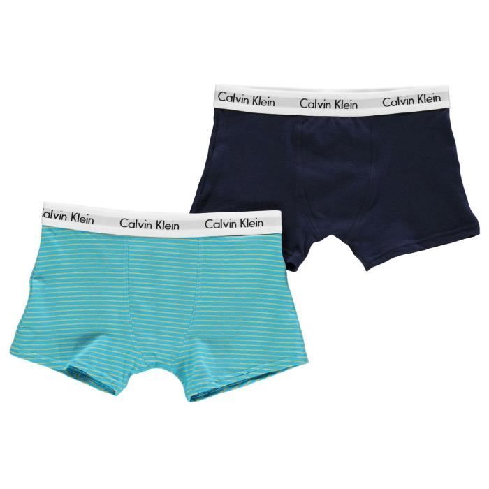 Calvin Klein Lot De 2 Paires Boxers Taille Élastique Enfant