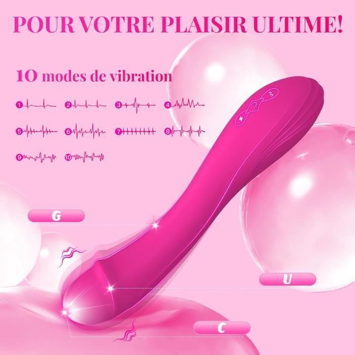 Vibromasseur Pour Femme Clitoris Gode Sex Toy Vibromasseur Puissant