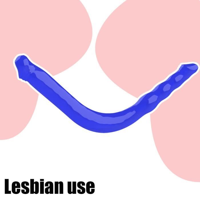Godemich Double Long En Gel E Douce De Cm Pour Femme Plug Anal