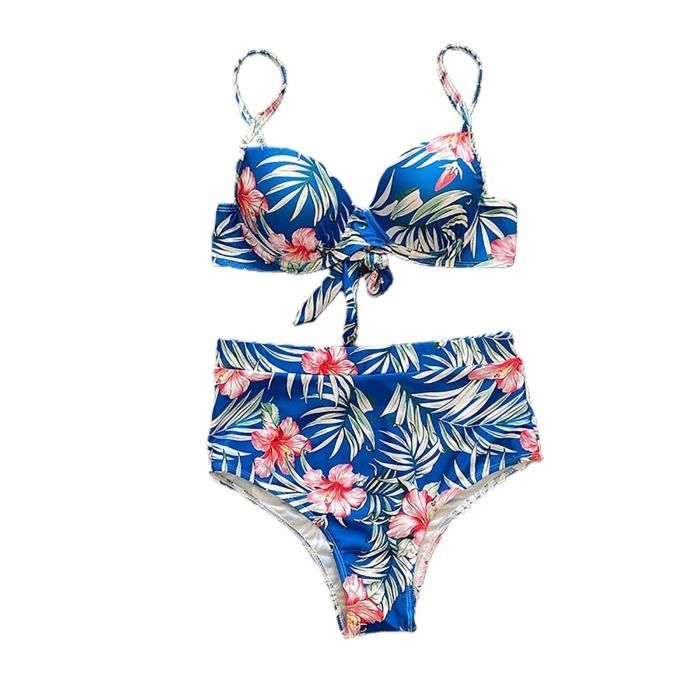 Maillot De Bain Pcs Set Bikini Sume Set Colormefique Imprim Floral