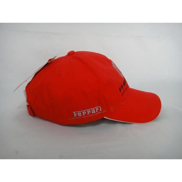 CASQUETTE SCUDERIA FERRARI F1 WORLD 2007 KIMI RAIKKONEN