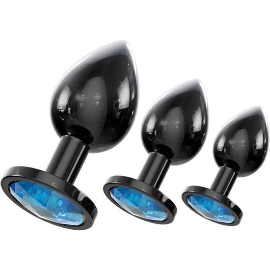 Plug Anal Par De Bijoux Par En M Tal Lisse Et Inoxydable Pour Adultes
