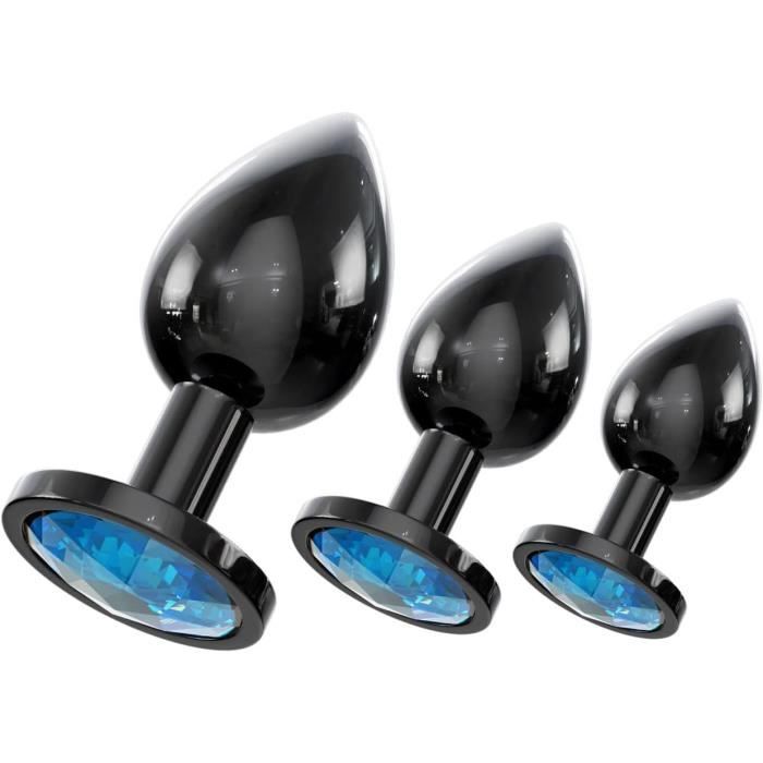 Plug Anal Par De Bijoux Par En M Tal Lisse Et Inoxydable Pour Adultes