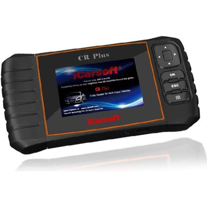 La console iCarsoft CR Plus de diagnostic OBD2 multimarques et multi-modules est très complète. Elle permet de diagnostiquer et