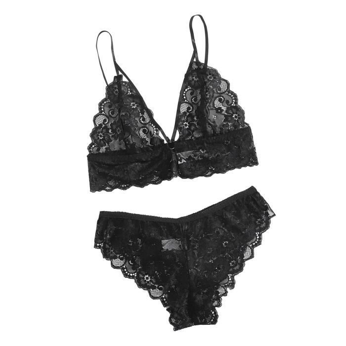 Femmes Lingerie Corset Dentelle Sans Fil Racy Mousseline V Tements De