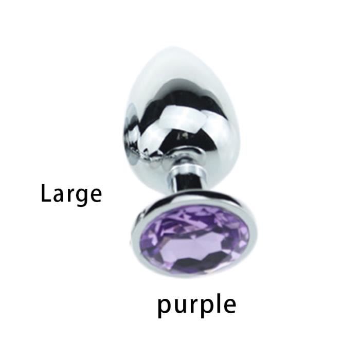 Plug Anal En M Tal Inoxydable Lisse Pour Femmes Jouets Sexuels Pour