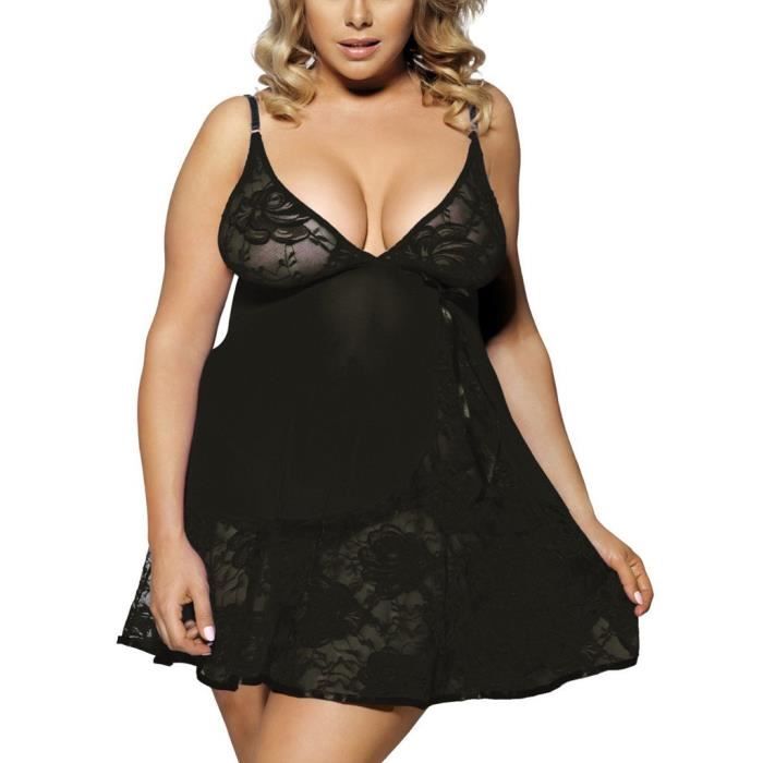 Sasaquoy Nuisette Deshabille Sexy Ladies Lingerie Vêtements de nuit