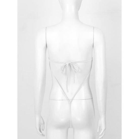 Iixpin Micro Bikini Sexy Femme Dos Nu Lingerie Coquine Soutien Gorge