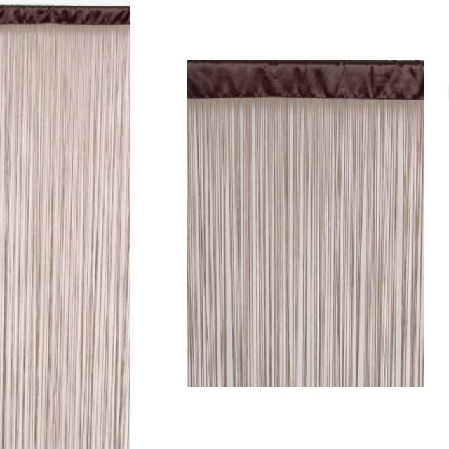 Fil de rideau Beige (90x200 cm)