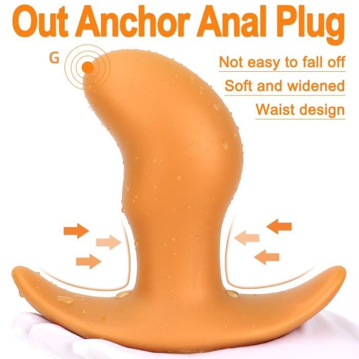 Sexshop Nouveau Super Doux Norme Plug Anal Gros Godemichet Anal Vagin