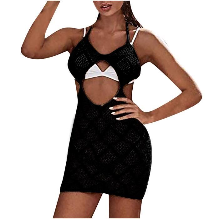 Maillot De Bain Femme Beach Cover Up Shirt Bikini Beachwear Bath Knit