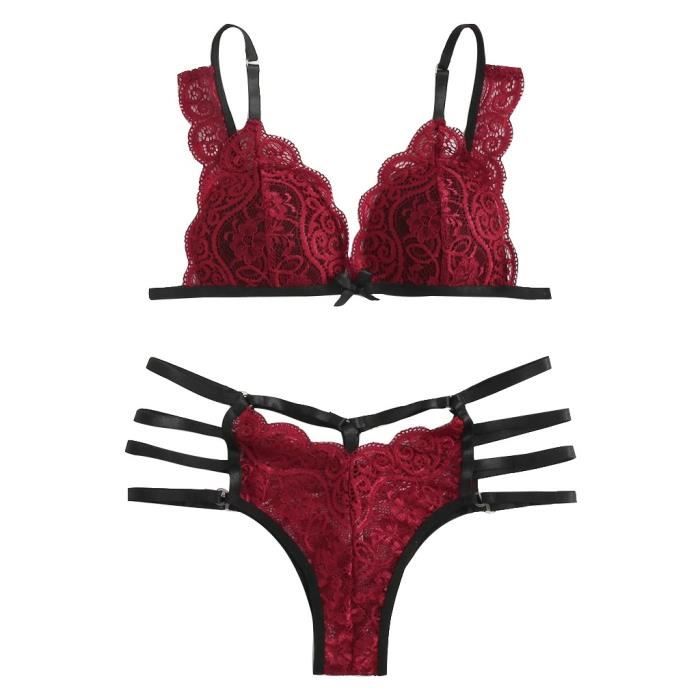 Soutien Gorge Nouvelle Mode Sexy String String V Tements De Nuit Sous V Tements Lingerie Fleur