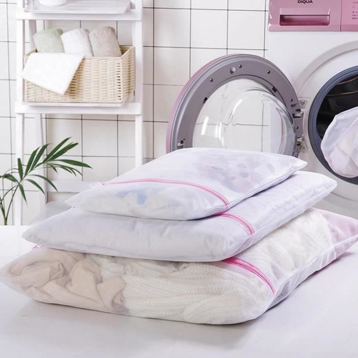 Les types Sac de Lingerie en filet réutilisable maille de lavage sacs à linge lavage délicat