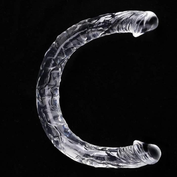 Gode Double Extr Mit Gode Flexible R Aliste Pour Le Jeu Anal Stimulateur De Point G Jouets