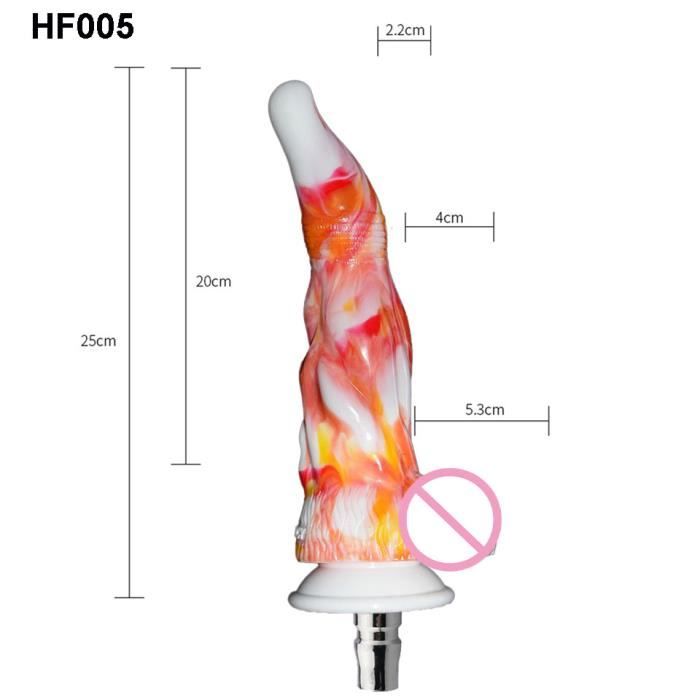 DORCH Dilatateur Anal Réaliste en Silicone pour Adulte Machine