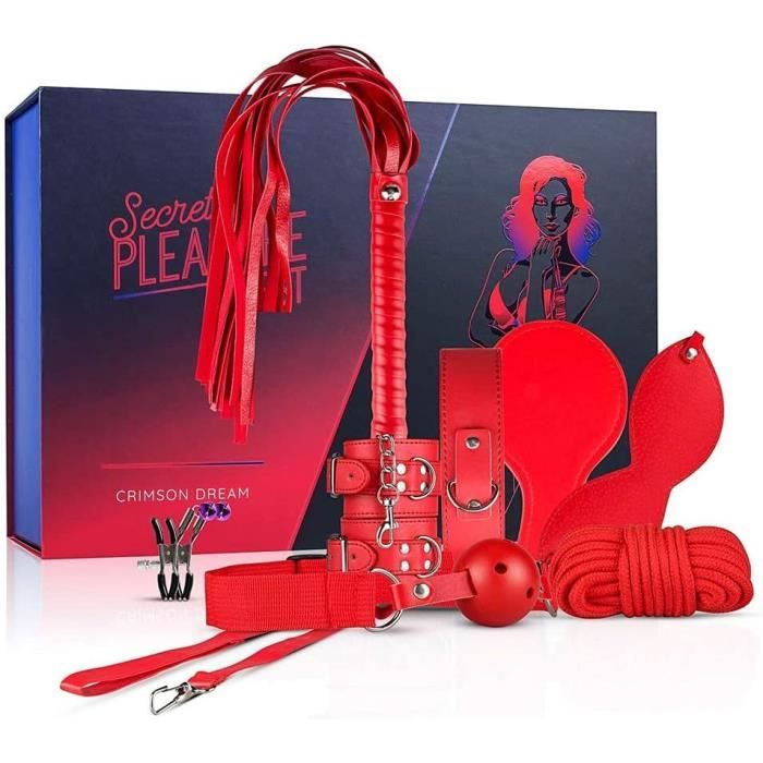 Easytoys Bdsm Set De Sex Toys Rouge Q Cdiscount Boutique Erotique