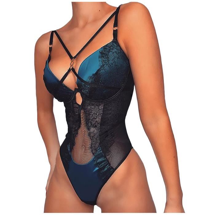 Body Dames Lingerie Sexy Tentation En Dentelle Fa Onnant Halter Halter