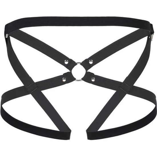 Iixpin Harnais String Homme Sexy Bandage Lingerie Ouverte Culotte Tanga