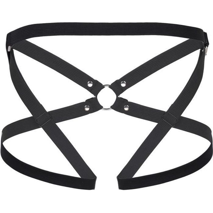 Iixpin Harnais String Homme Sexy Bandage Lingerie Ouverte Culotte Tanga