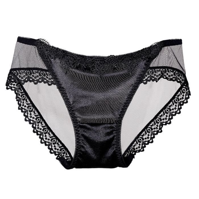 Lingerie Sexy Femme Dentelle String Ouvert Culotte G Pants Pyjama