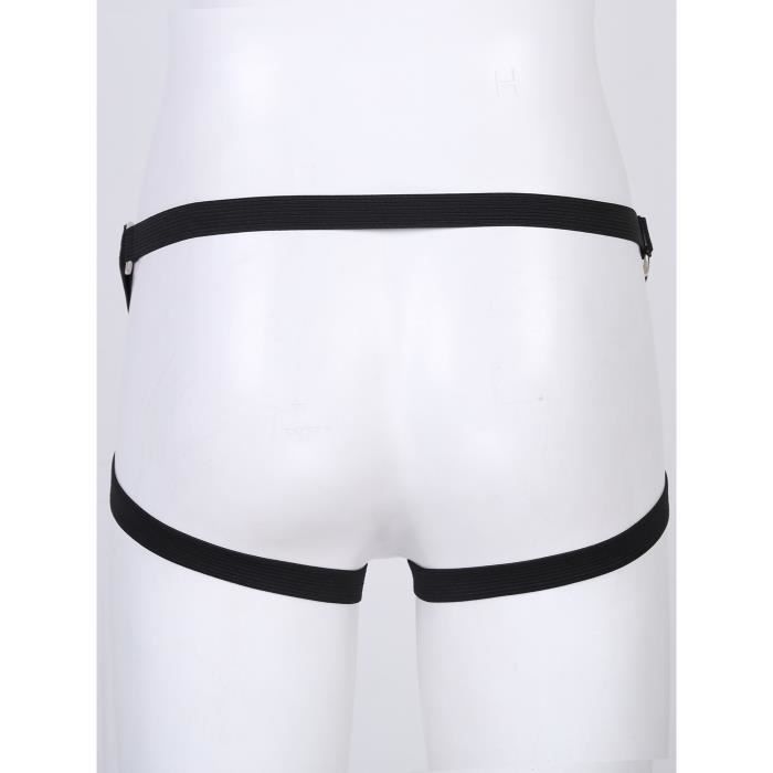 Iixpin Harnais String Homme Sexy Bandage Lingerie Ouverte Culotte Tanga