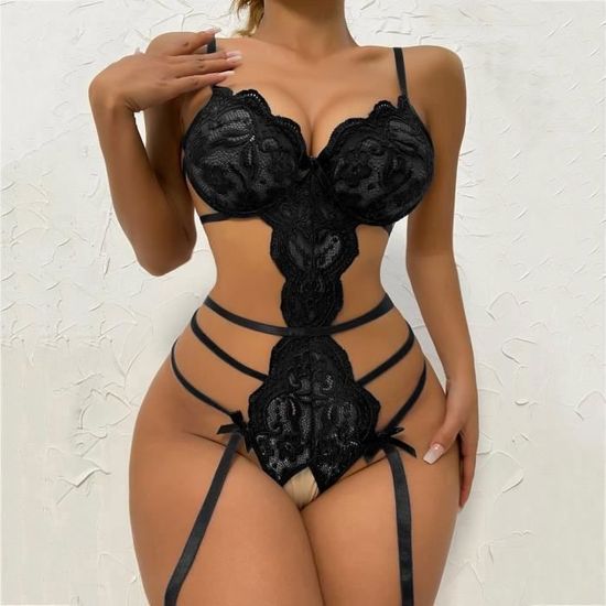 Lingerie Érotique Sexy Ouverte Coquine Nuisette Femme Hot Transparent
