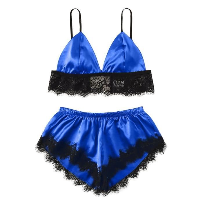 Nouveau Sexy Dentelle Lingerie Sous V Tements En Soie V Tements De Nuit