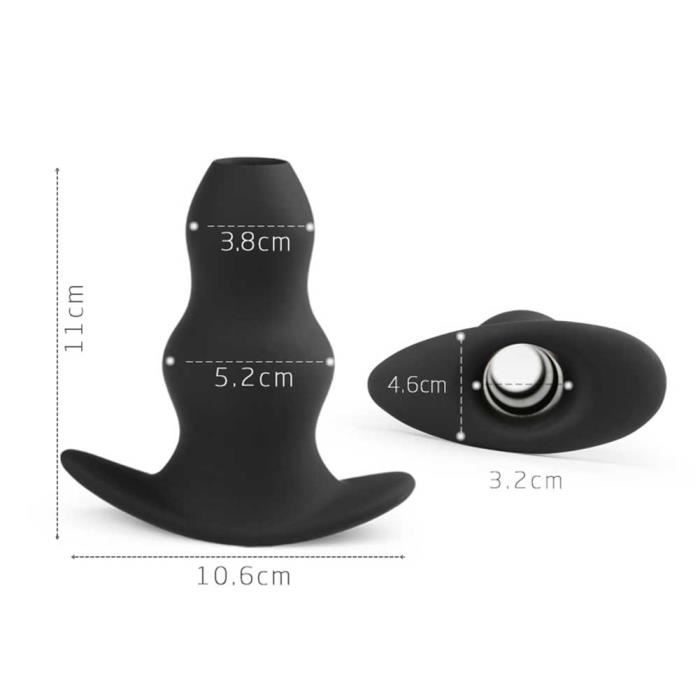 Silicone Creux Lavement Anal Plug Anus Vagin Peep Sm Jouets Rotiques