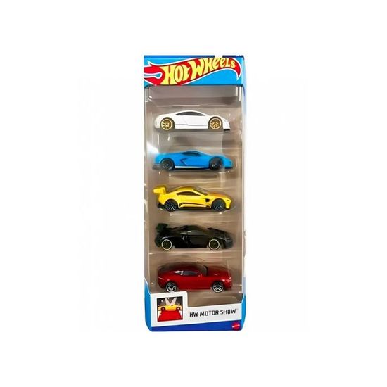 PACK DE VEHICULES HOT WHEELS HW MOTOR SHOW MATTEL HTV SET VOITURES MINIATURES
