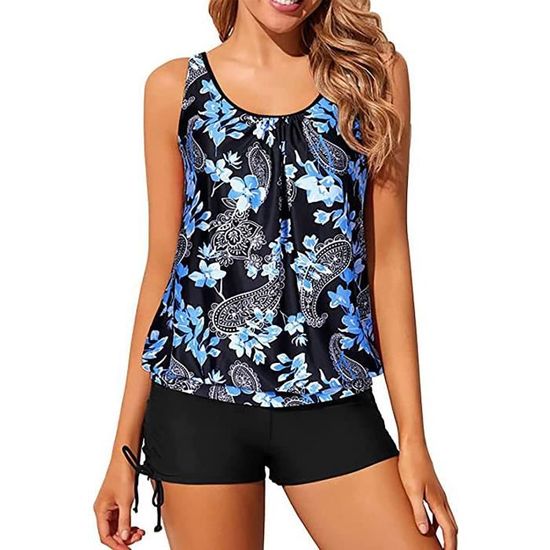 Maillot De Bain Femme Pi Ces Taille Haute Ventre Plat Sexy Push Up Rembourr Bikini T Plage