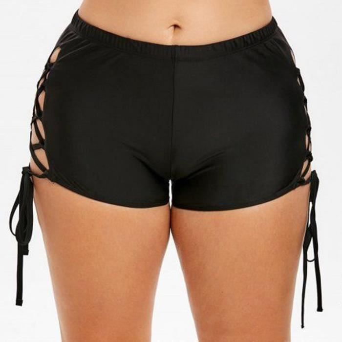 Femmes Taille Haute Bikini Maillot De Bain Shorts Bas Maillot De Bain Maillot De Bain Maillot De