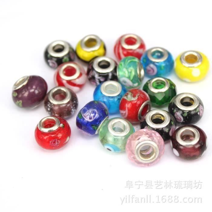 100 pc Pandora Perles accessoires perles bracelet