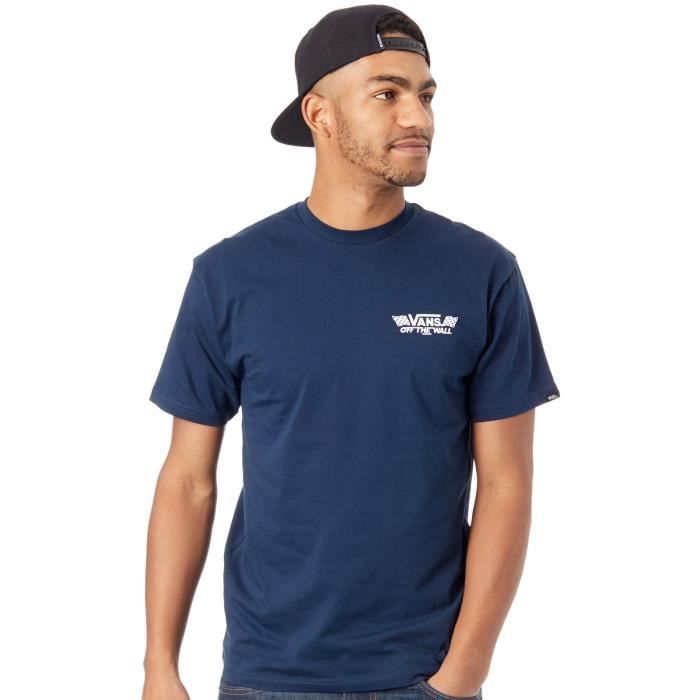 Tee shirt Vans Crossed Sticks Bleu Fonce