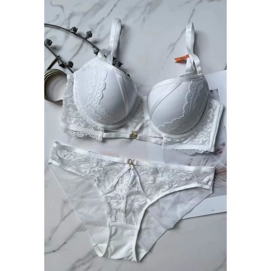 Ensemble Lingerie Femme Couleurs Unies Classiquesconfort