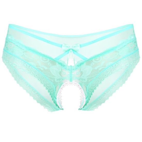 Yonghs Fr String Ouvert Homme Sexy Lingerie Sissy Panties Dentelle Slip