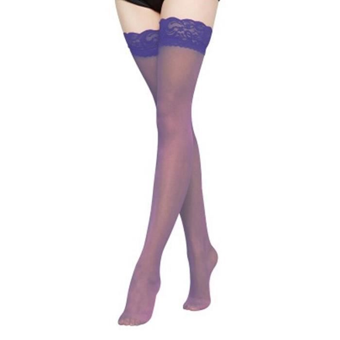 Lingerie Sexy Bas Transparents En Dentelle Pour Femmes Sexy Haut Cuisses Hautes Discoth Que