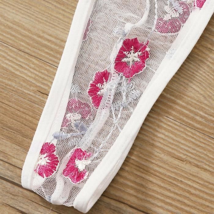 Lingerie sexy dentelle broderie string string tentation sous vêtements