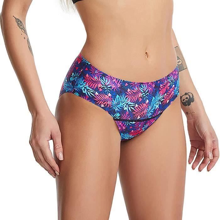 Maillot De Bain Menstruel Pour Femme Avec Bas De Bikini Taille Haute