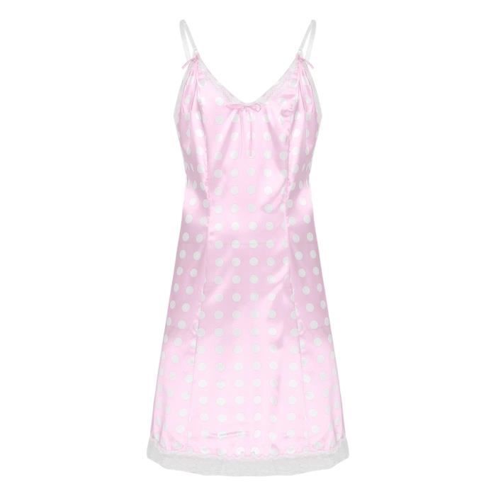 Yoojia Homme Sissy Lingerie De Nuit Robe Peignoir De Bain Mini Jupe