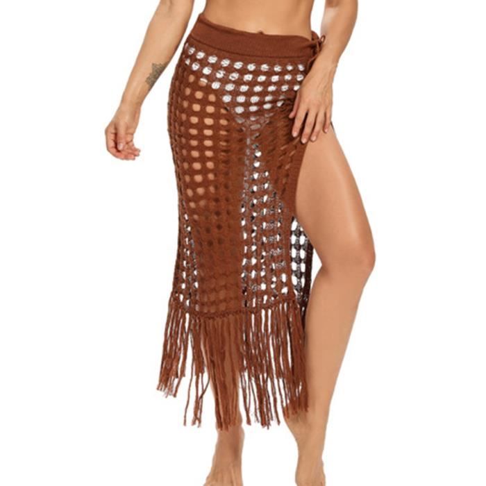Bloomer Cache Couche Jupe De Bikini Creux Tassels Dames Mesdames Sexy Bandage Couvre Jupe Pour