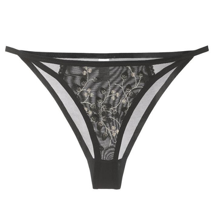 Ensemble Lingerie Femme Dentelle Brodee En Maille Classique Confortable