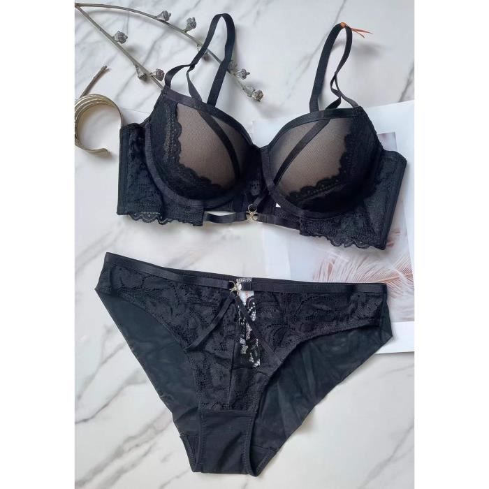 Ensemble Lingerie Femme Couleurs Unies Classiquesconfort