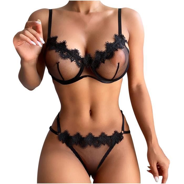 Femmes Lingerie Corset Sans Dentelle Fil Rac Mousseline V Tements De