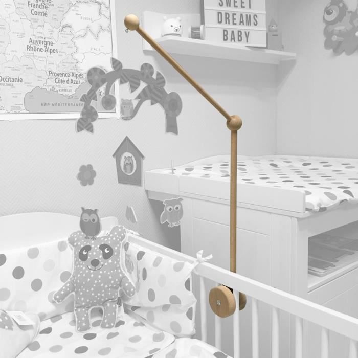 Support pour mobile en bois