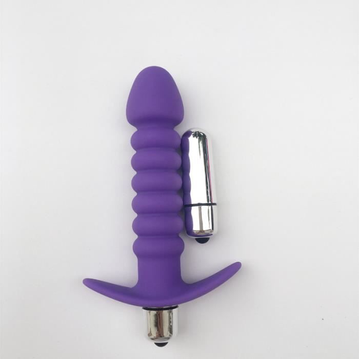 Plug Anal En Silicone Vitesses Pour Hommes Et Femmes Gode