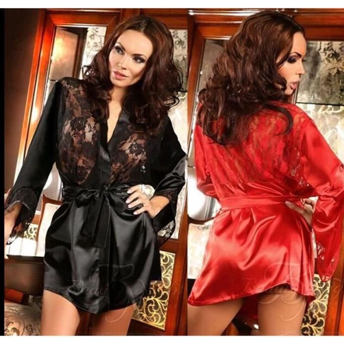 Nouveau Femmes Sexy Lingerie Nuisettes Robe En Dentelle Sous V Tements